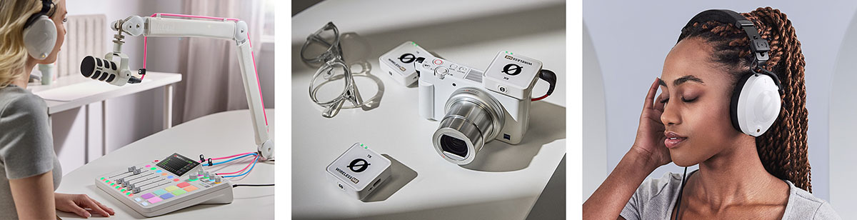 RØDE Microphones、マイクやRØDECasterなどのホワイト