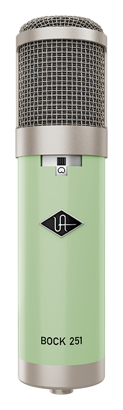 UA Bock 167と同時発売のUA Bock 251。TELEFUNKEN Ela M 251Eにインスパイアされたラージ・ダイアフラム真空管コンデンサー・マイクで、価格は990,000円