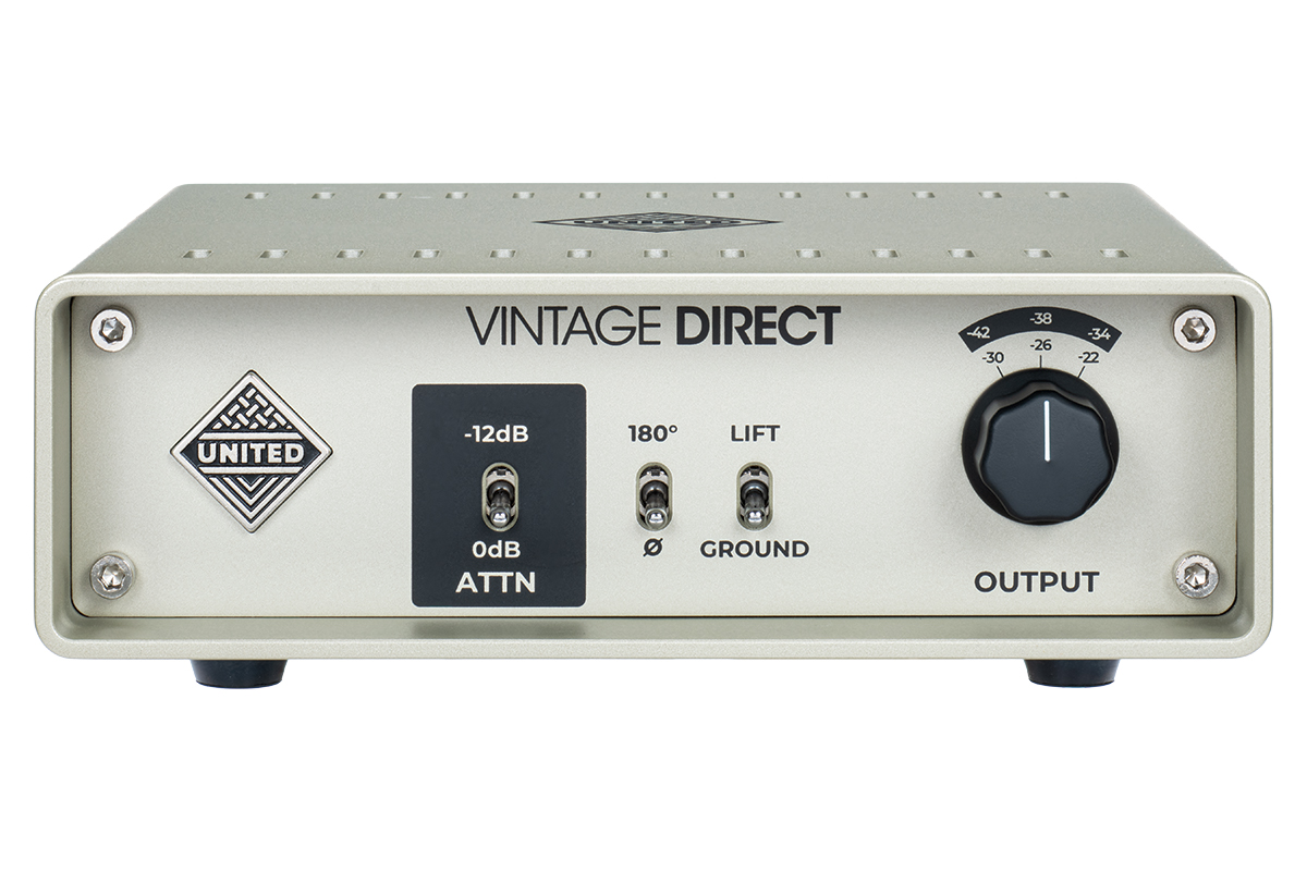 新品 Vintage Face M-DI ダイレクトボックス DI UNITED STUDIO TECHNOLOGIES Vintage Direct Box レビュー