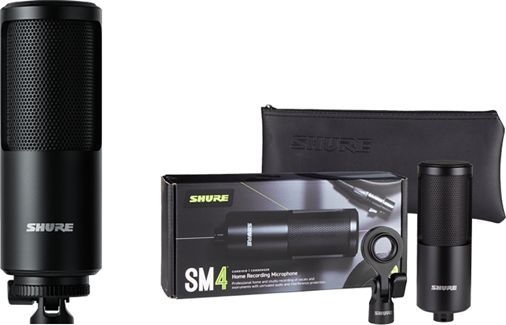 Shure SM4 〜 外来ノイズを遮断するホームレコーディング用 Shure SM4 〜 外来ノイズを遮断するホームレコーディング用