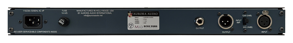 AURORA AUDIO GTQ1 レビュー：NEVE出身エンジニアによる1073