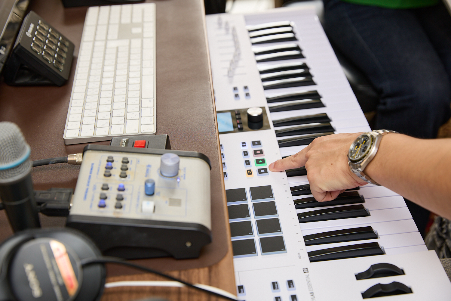 再生/停止、録音ができるボタン