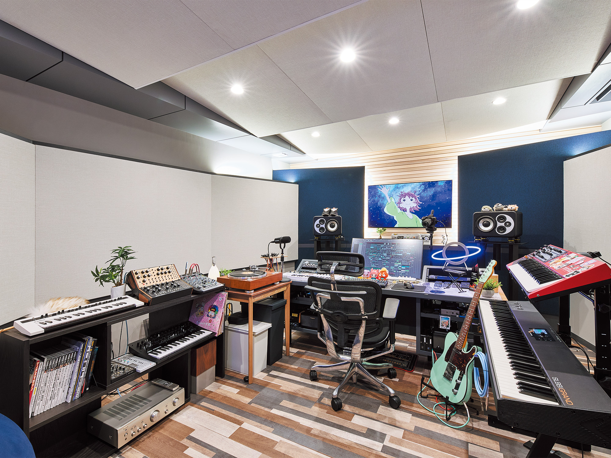 ギター練習室、プライベートスタジオ作ります。 弦楽器、ギター