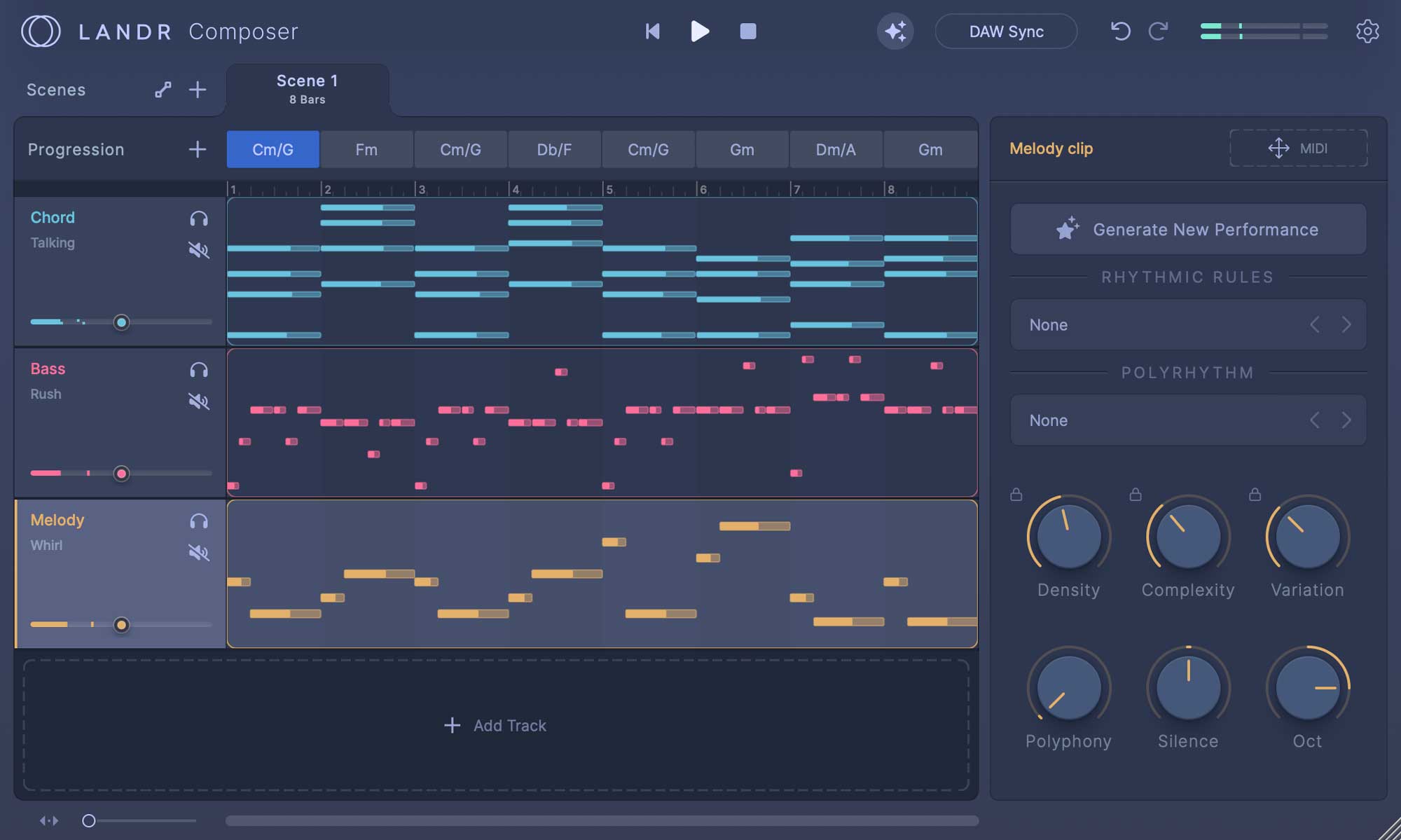 LANDR Composer