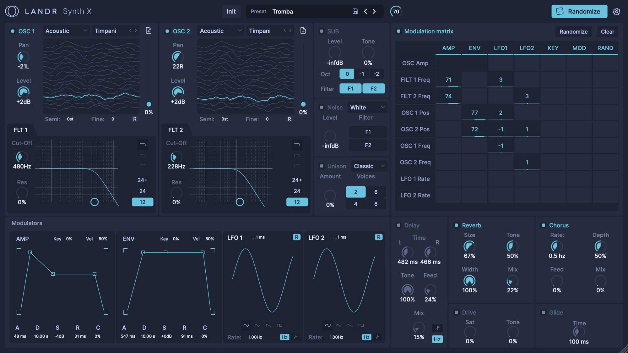 LANDR Synth X