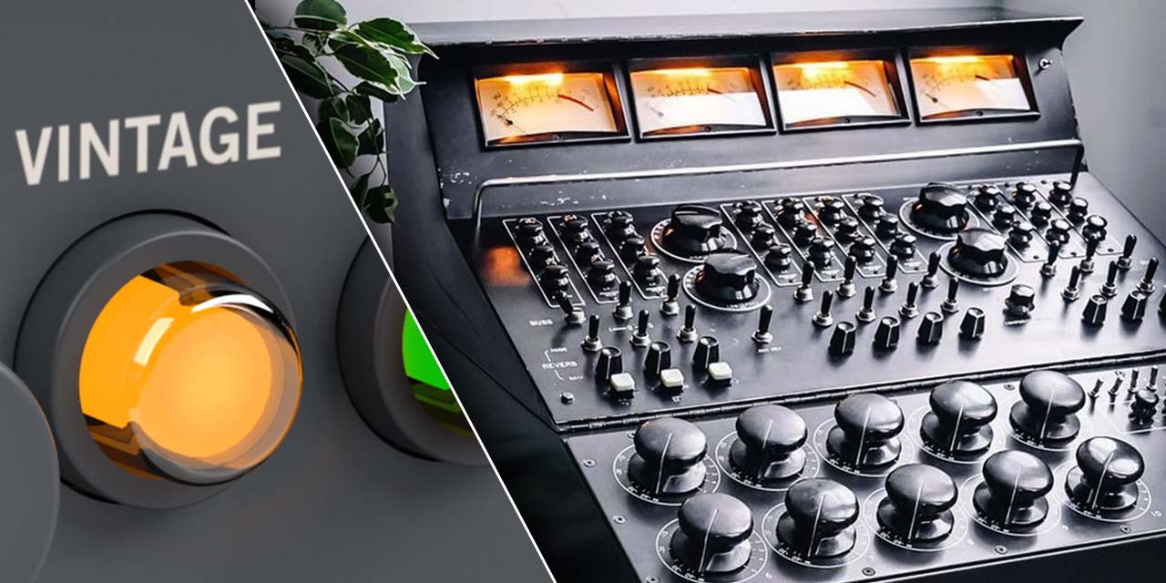 VINTAGEモードをオンにすると、真空管プリアンプのような温かみのあるサウンドで録音ができる