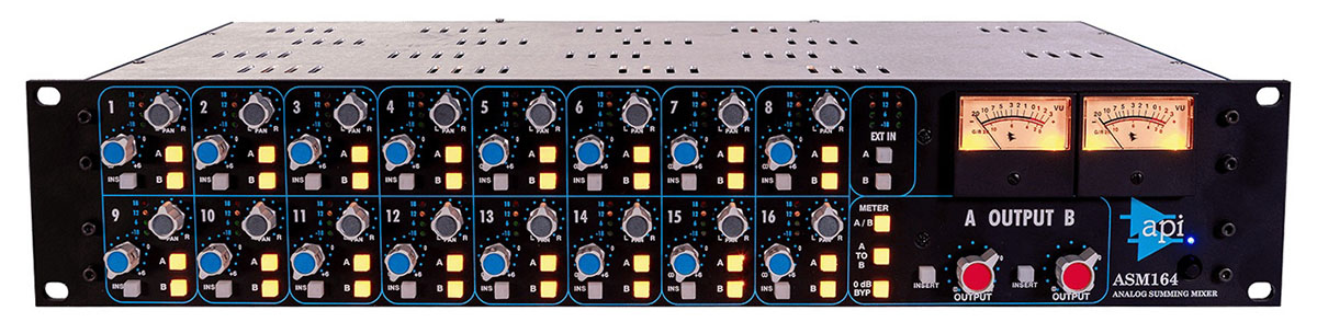 ASM164｜api技術を継承した16chアナログサミングミキサーの魅力