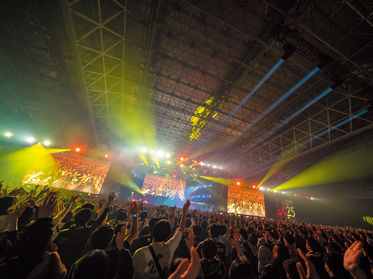 『COUNTDOWN JAPAN 24/25』最大のステージEARTH STAGE