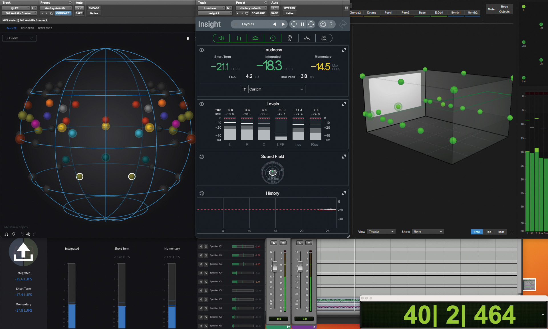 360 Reality AudioとDolby Atmosを聴き比べながら調整