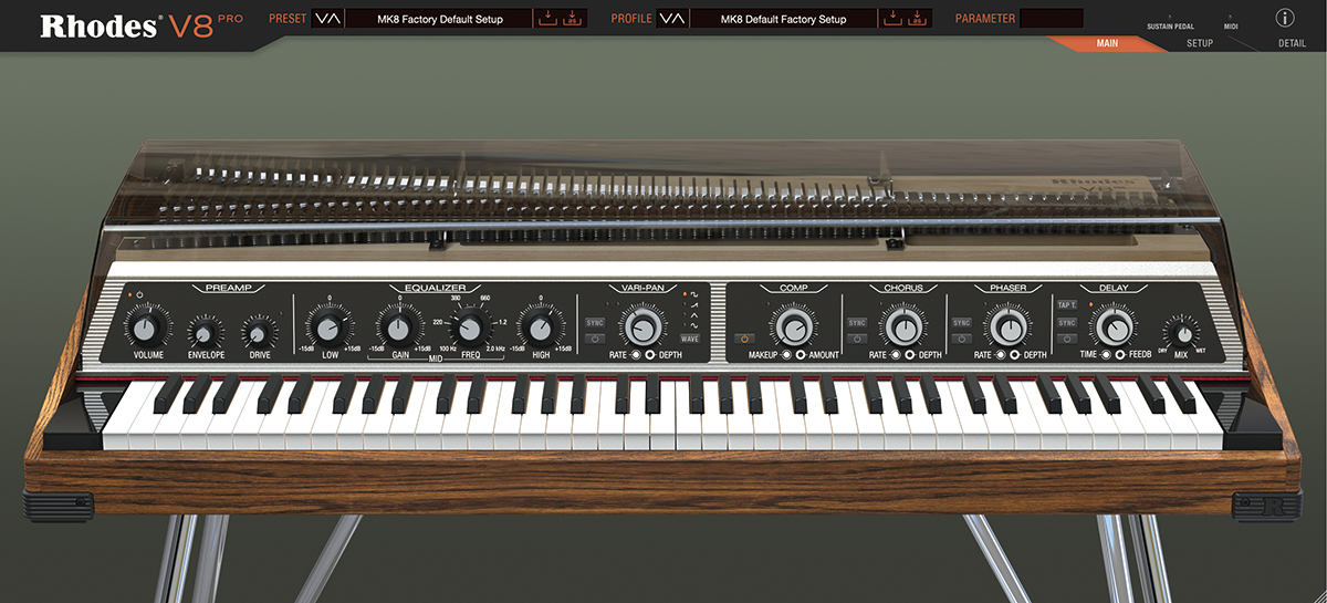 RHODES MUSIC Rhodes V8 Pro