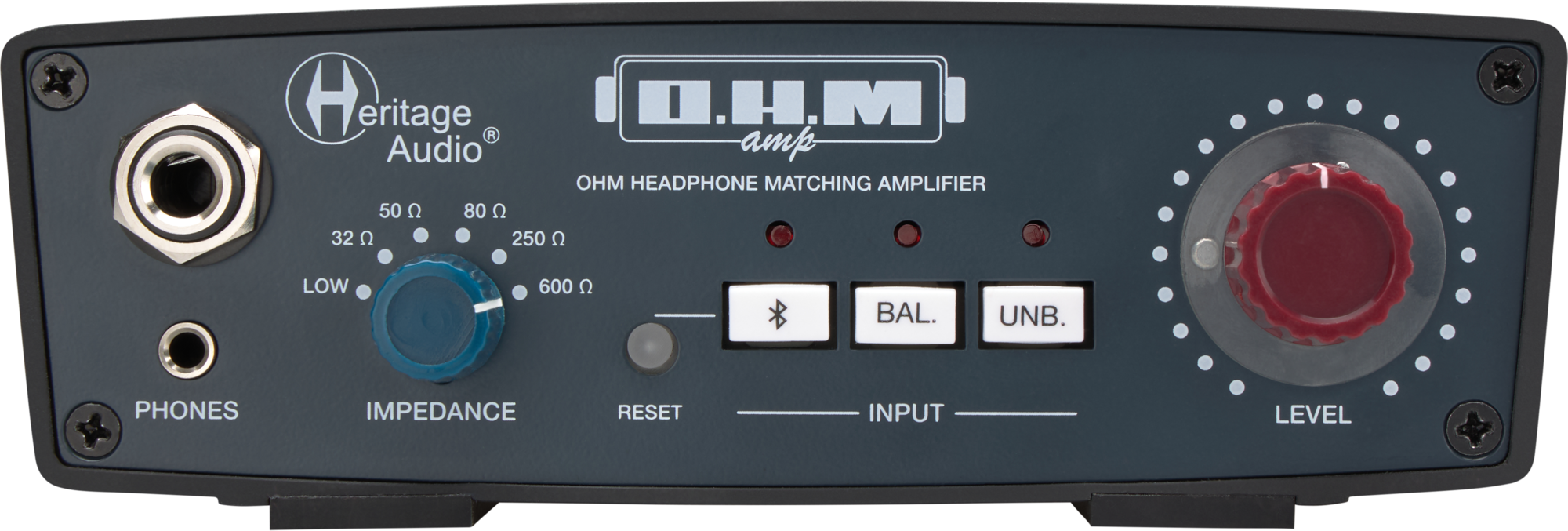史上初のインピーダンスマッチング機能を搭載したヘッドフォンアンプ O.H.M Headphone Matching Amplifier