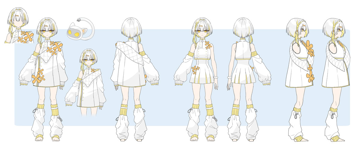 『ナツメイツキ』三面図