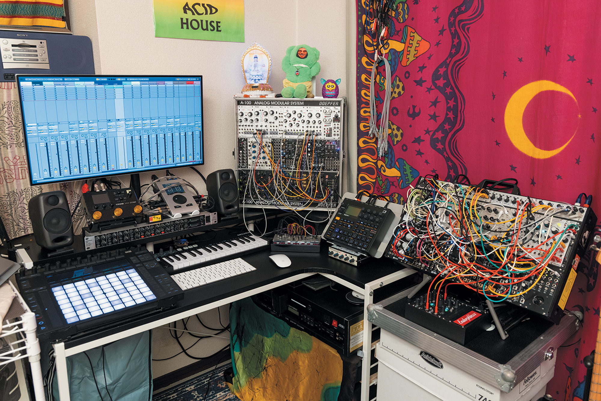 Acidclankの制作スペース