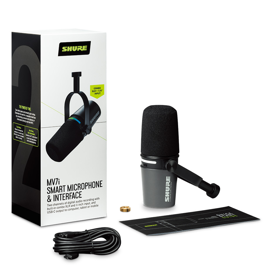 SHURE MV7i レビュー｜オーディオI/O内蔵USBマイクの実力をプロが検証