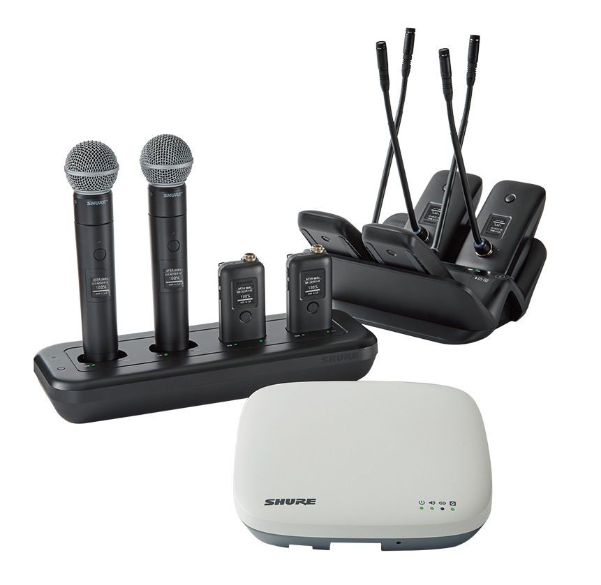 SHURE最新のワイヤレス・システム＆アレイ・マイクロホン