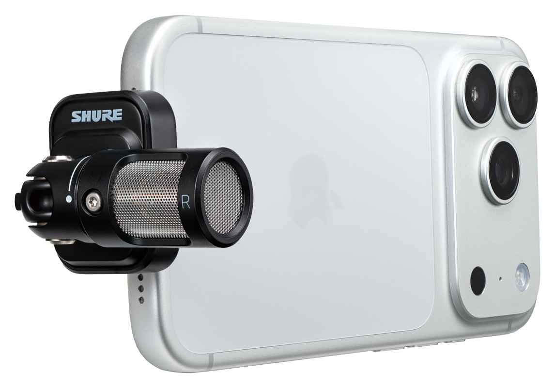 スマホ直挿しで高品質な録音が可能！SHURE MV88 USB-C ステレオ