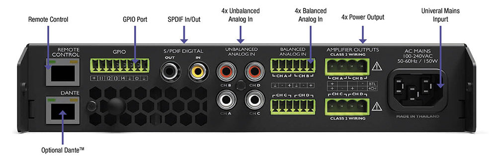 ハーフラックに250W × 4ch？NEXO nanoNXAMP4 / nanoNXAMP4-Dを発表