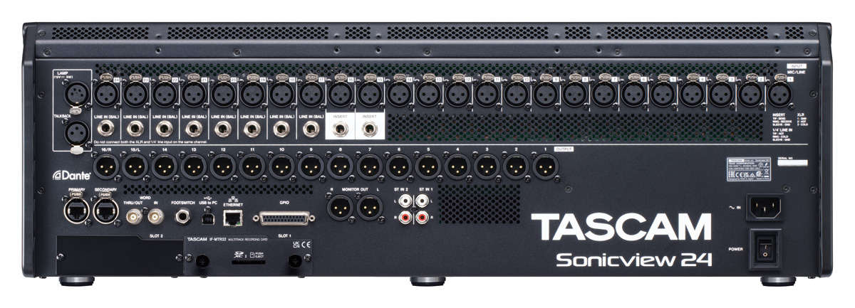 TASCAM Sonicview 24XP レビュー：32chマルチトラック・レコーディング