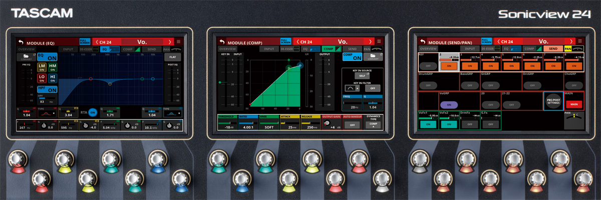 TASCAM Sonicview 24XP レビュー：32chマルチトラック・レコーディング