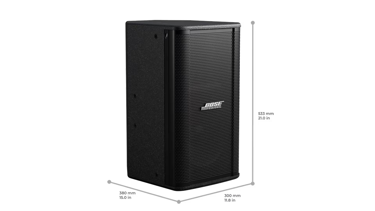 明瞭なボーカルと迫力の低域を両立したPAスピーカー!? Bose