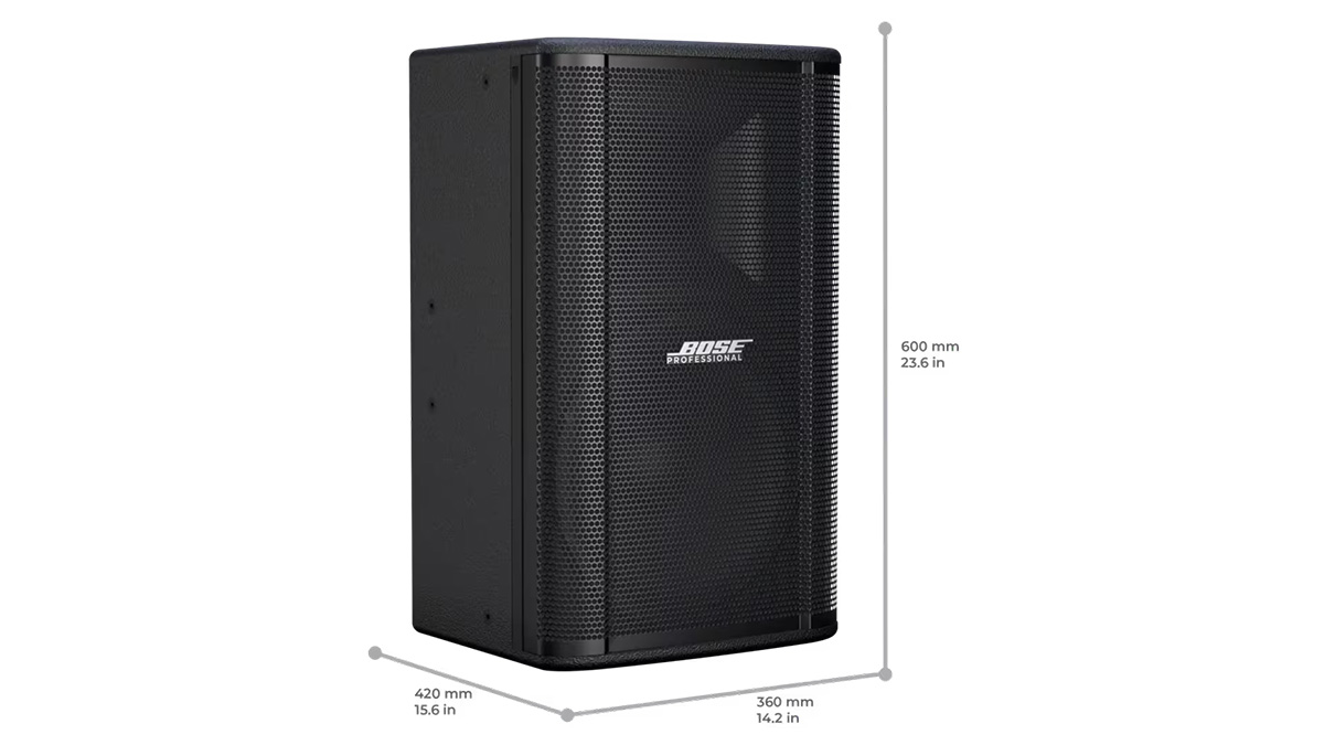 明瞭なボーカルと迫力の低域を両立したPAスピーカー!? Bose