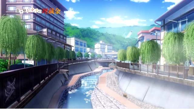 アニメに登場する温泉 ローリング廻し蹴り