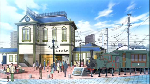 アニメに登場する温泉 ローリング廻し蹴り