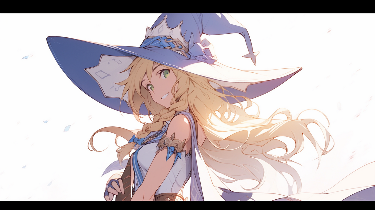 金髪のかわいい魔法少女