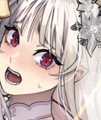 白髪の女の子