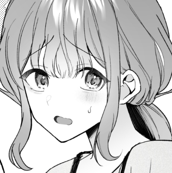 少し焦っている女の子