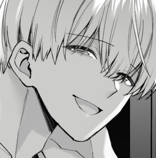 笑っているイケメン男子