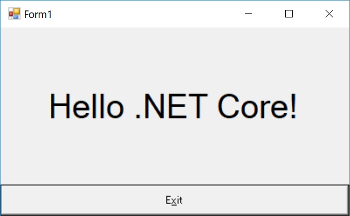デザイナがなくても問題なし Net Core 3 0 で Windows フォームアプリケーションを作る Rksoftware