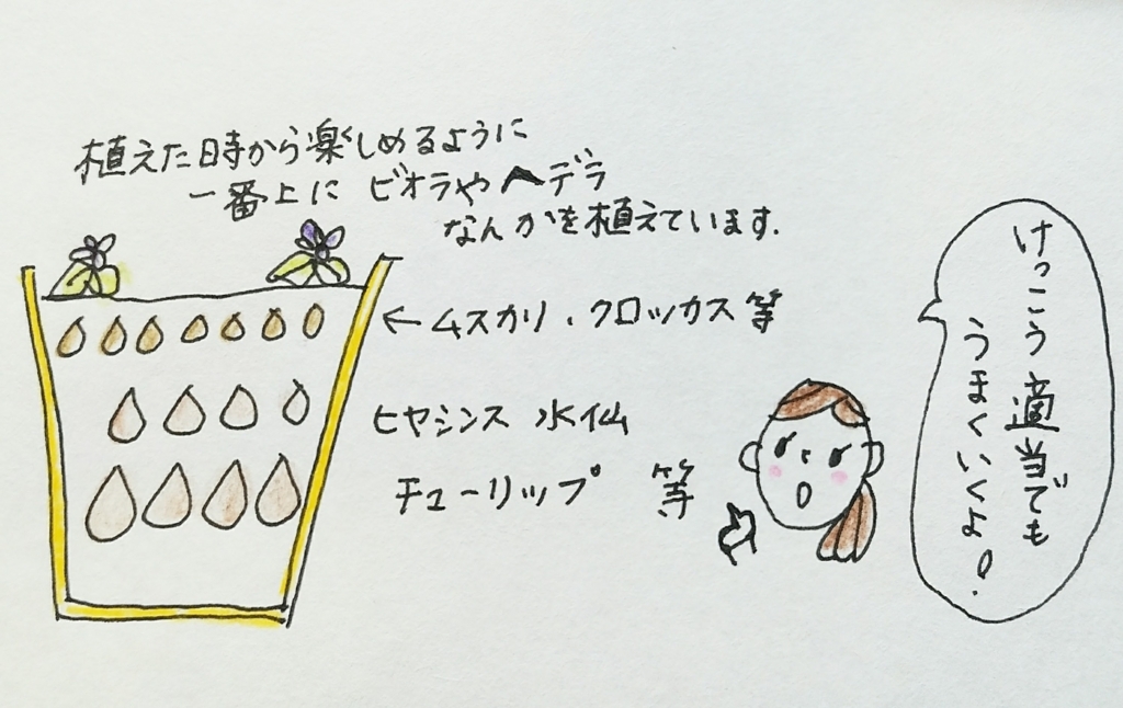 秋の球根植えはダブルデッカー トリプルデッカーで華やかに なんでもない私の ひとつひとつ 秋の球根植えはダブルデッカー トリプルデッカーで華やかに なんでもない私の ひとつひとつ