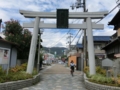 勝尾寺大鳥居と旧参道