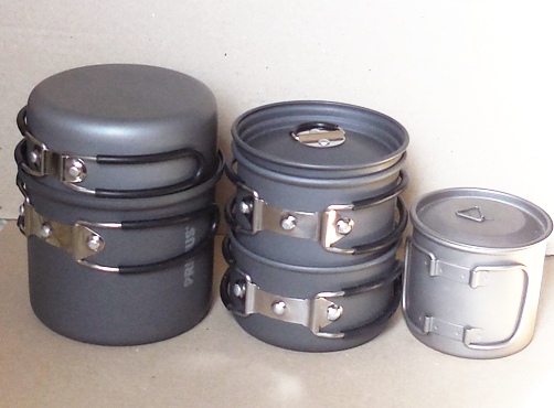 プリムス ソロセットM」「イージークック ミニキット」「EPI 330ml