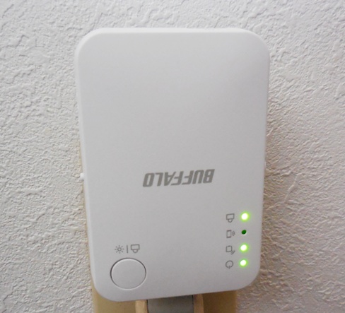 BUFFALO WiFi 無線LAN中継機 WEX-1166DHPS ② 親機との設定・中継器の