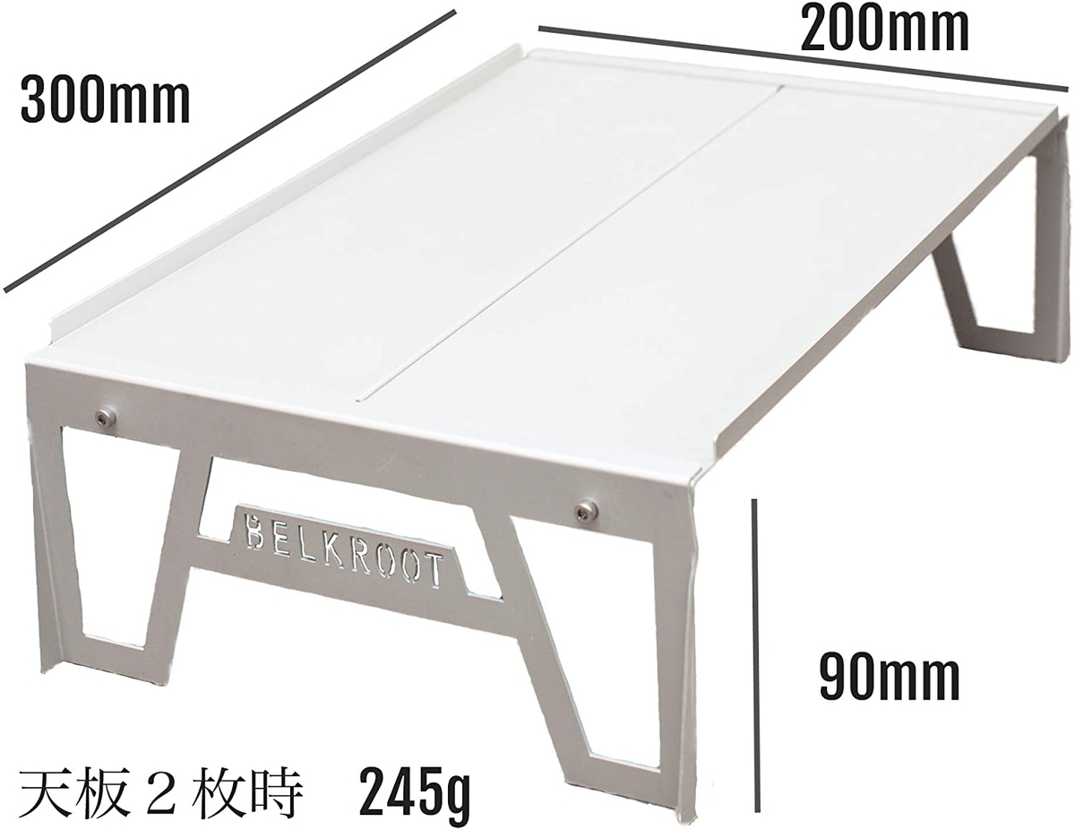 ベルクロートテーブル⭐︎ソロ 新発想！！高さ調節ができる超軽量ソロテーブル 登山やキャンプ