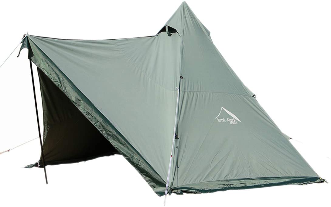 MC ワンポールテント　tcソロ　グリーン TENT FACTORY(テントファクトリー) Hi-TCワイドワンポールテントRG