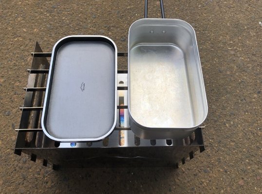 COOK'N'ESCAPE チタンキャンティーン ミリタリー 角型 クッカー