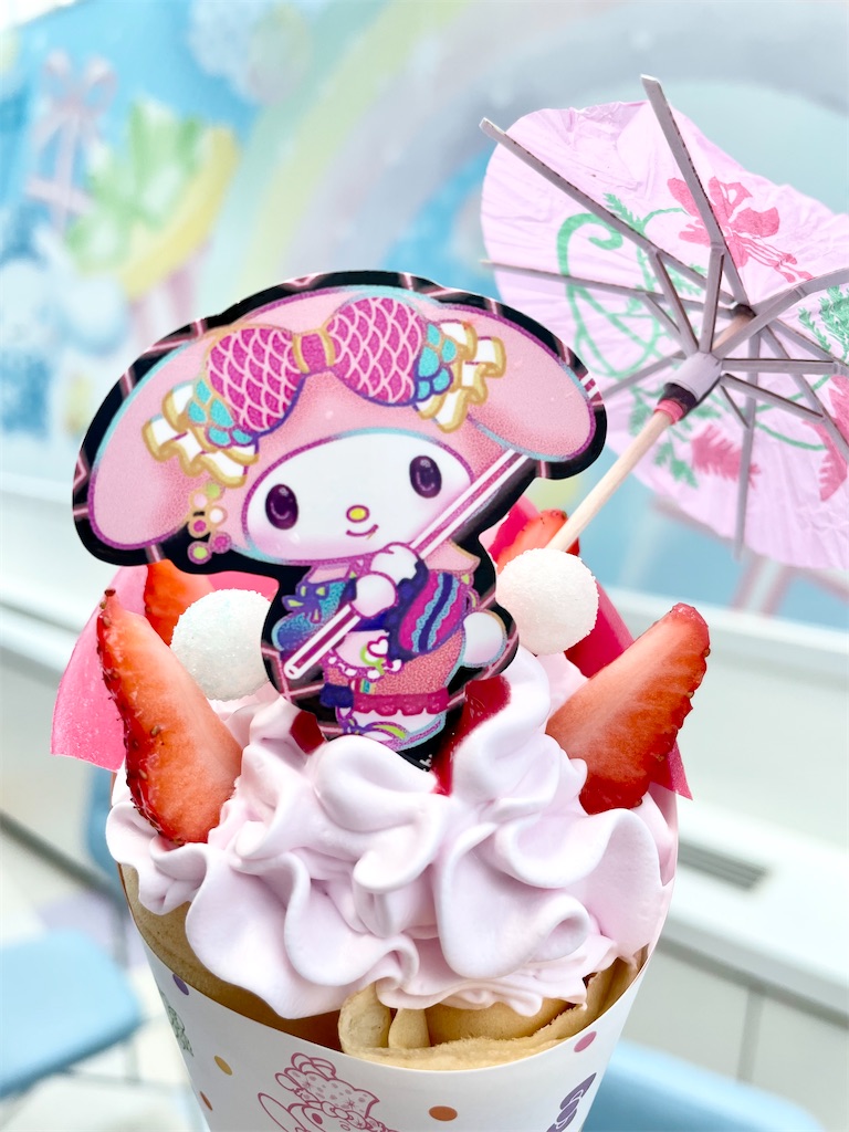 マイメロディのいちごとおいりの和クレープ - Road to Rainbow