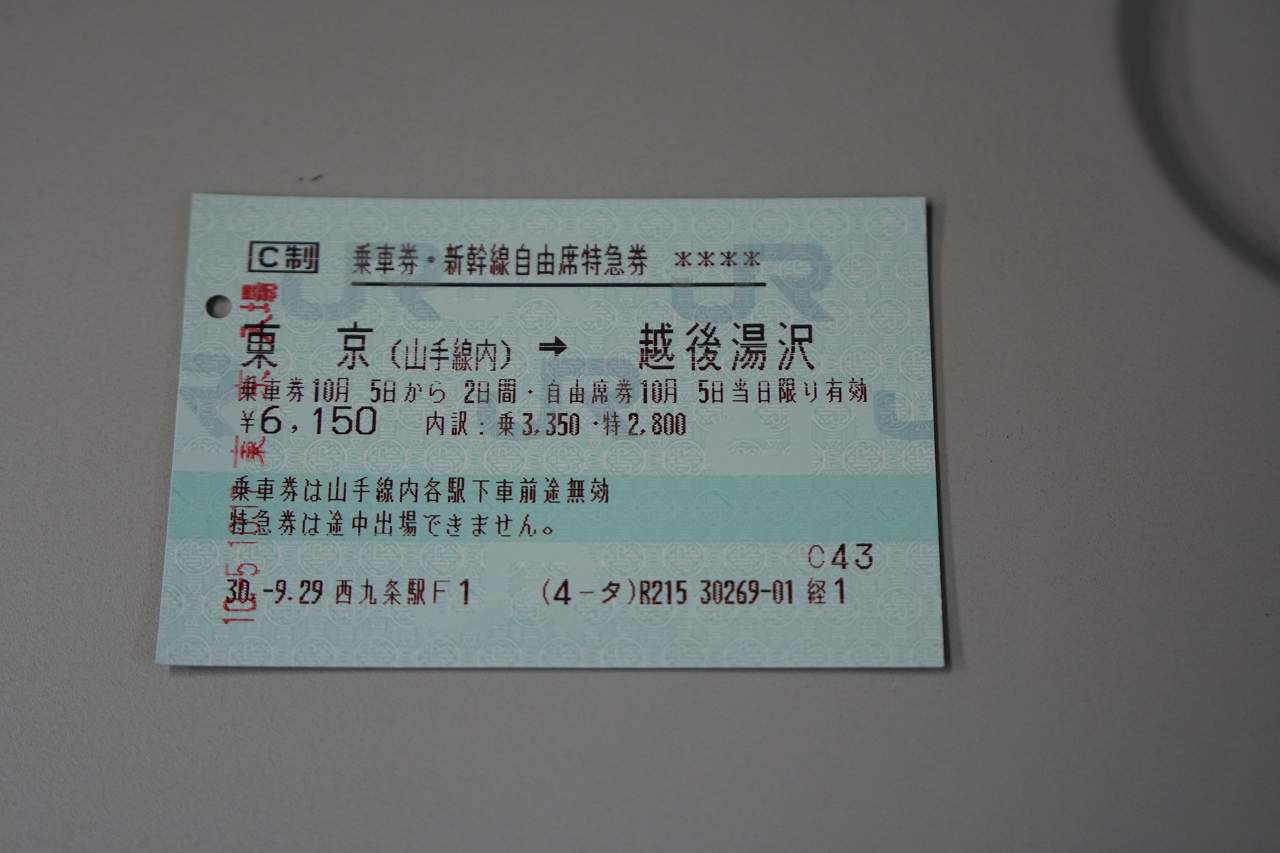 6列シートなMAXたにがわ315号(東京→越後湯沢) - Roamingaround-JP