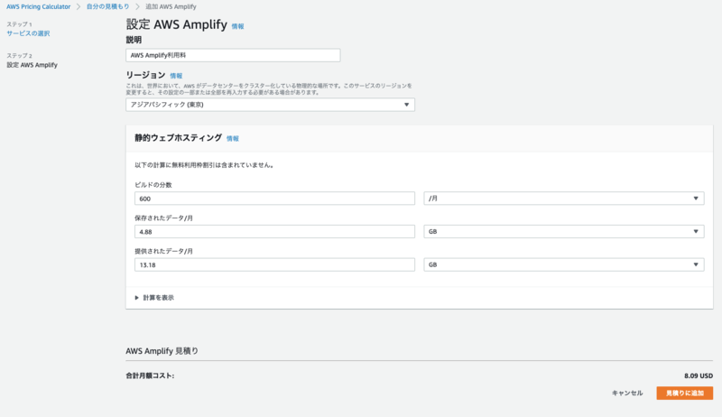 Amplify結果