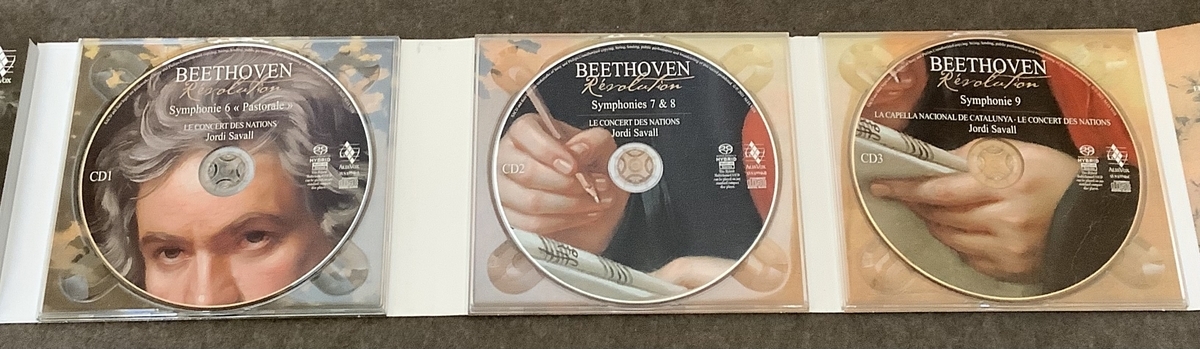 ジョルディ・サヴァール指揮　ベートーヴェン作曲、交響曲1番から9番SACD6枚組 発売】サヴァール／ベートーヴェン：交響曲第1～5番（3SACD）|クラシック
