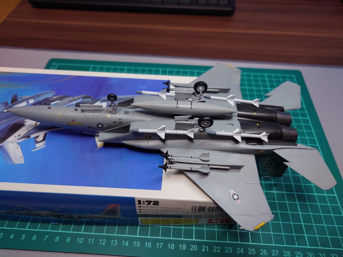 ハセガワ1/72 F-15K,F-15I,F-15SG ハセガワ 1/72 F-15C - 田舎おやじの言動log
