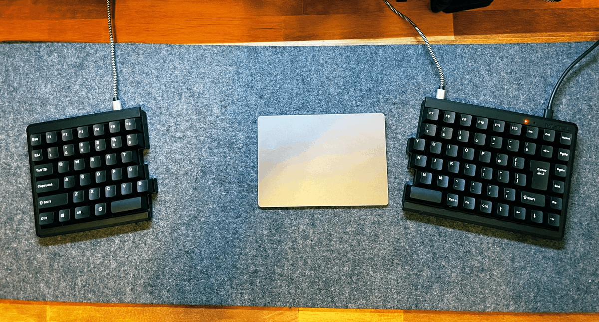 左右分離型キーボード導入記録 - キーバインドとか使用感とか