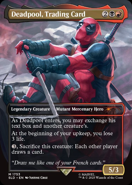 Deadpool, Trading Cardについて考える2 - ロダーシャの考察