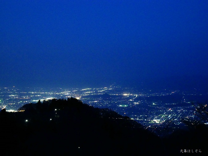 葛城山の夜景