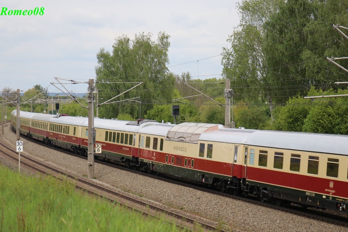 TEE Rheingold号 大型サボ Amsterdam - Basel TEE Rheingold ラインゴルト サボ 鉄道 列車