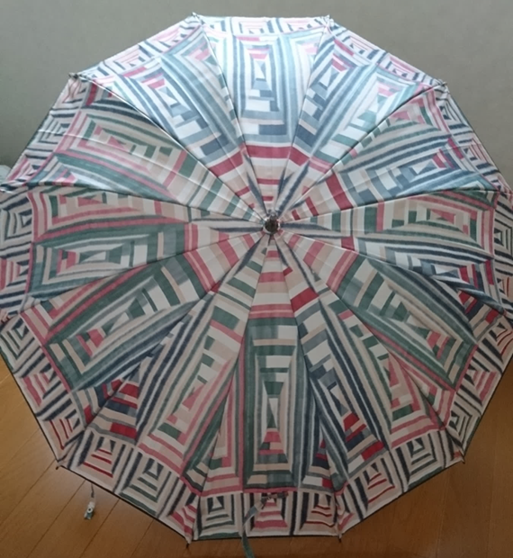 画像　傘ダスティーパステル甲州織先染
