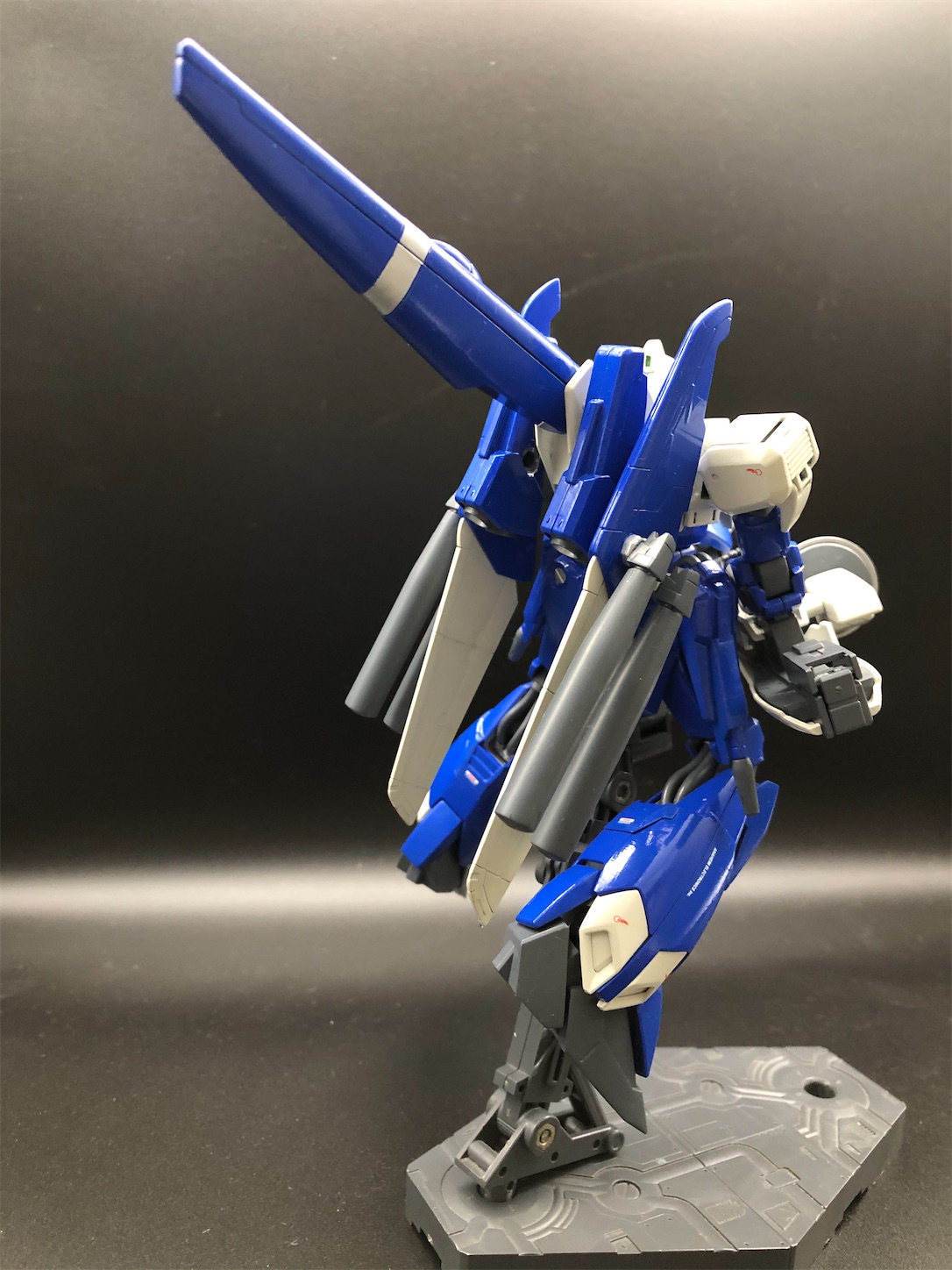 ガンプラHGUCゼータプラスC1型ほぼほぼ筆塗り全塗装完了 - 筆